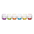 Ember Handblown Crystal Tumblers — Six Tints, Set of 6
