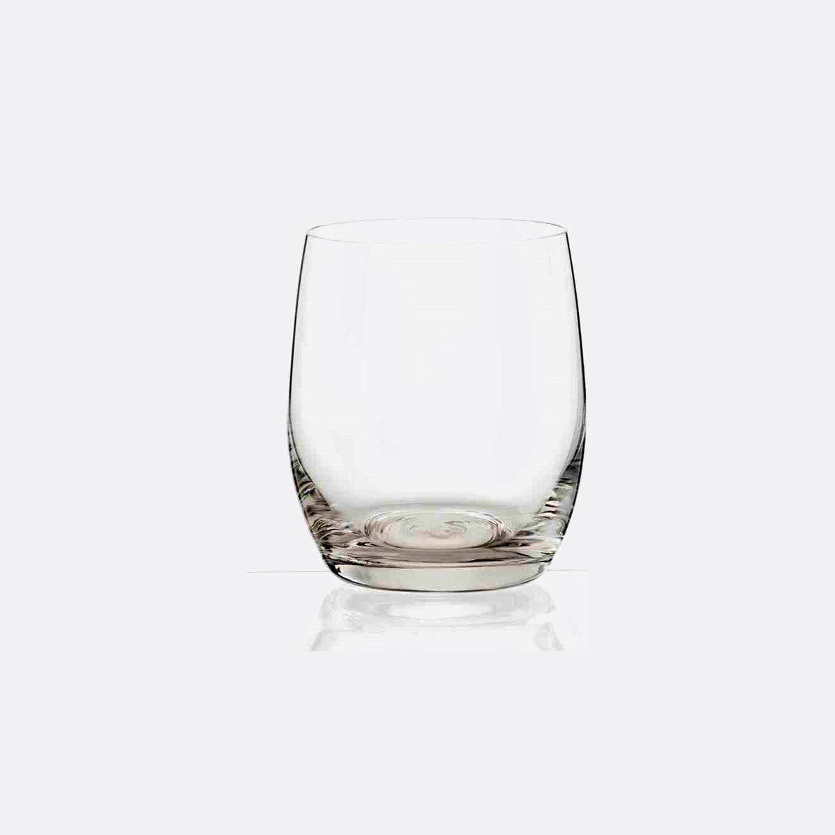 Iris Handblown Crystal Stemless Wine Glasses — Six Tints, Set of 6