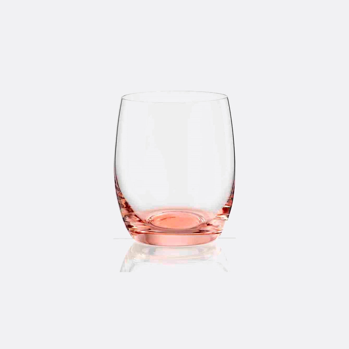 Iris Handblown Crystal Stemless Wine Glasses — Six Tints, Set of 6