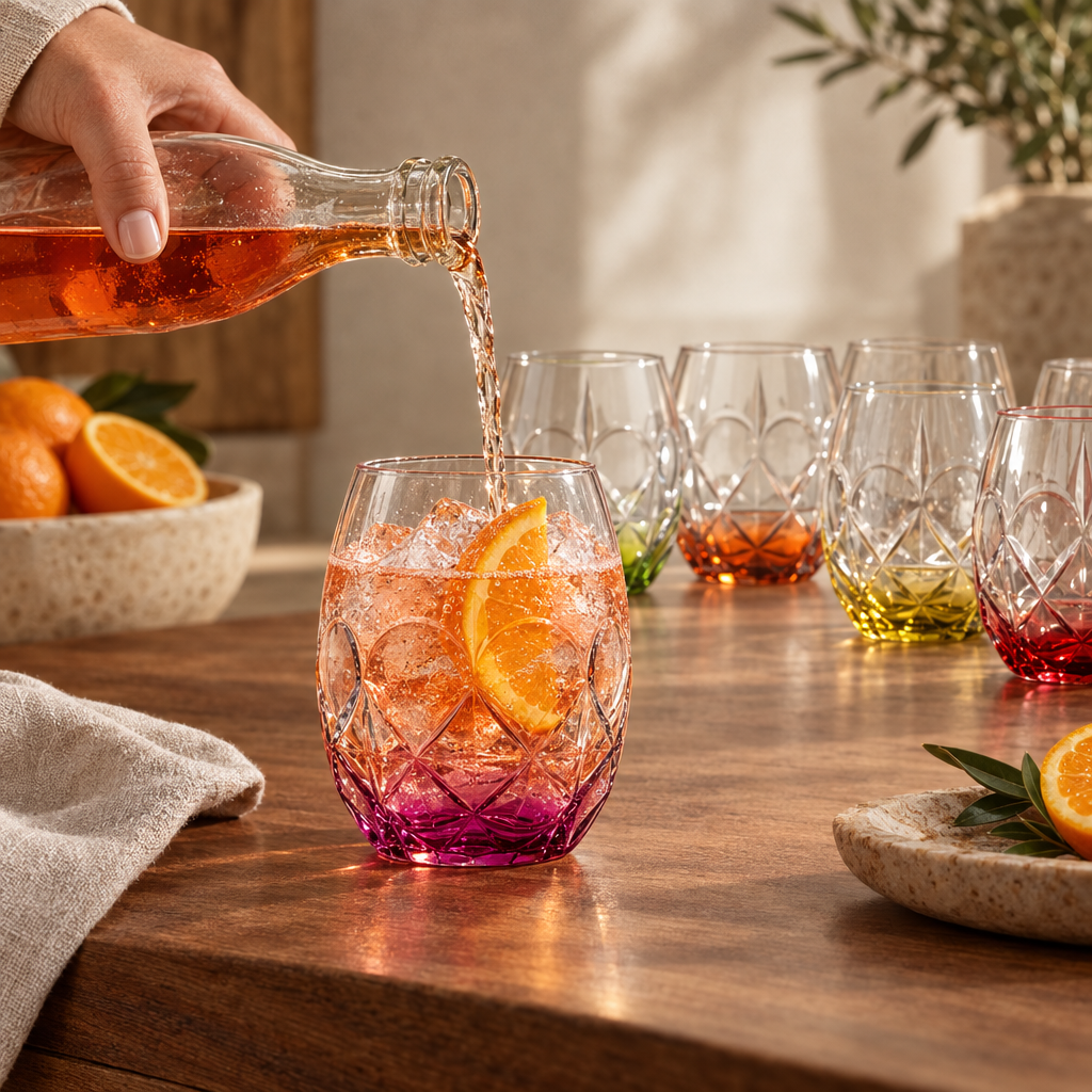 Ember tumblers: the pour