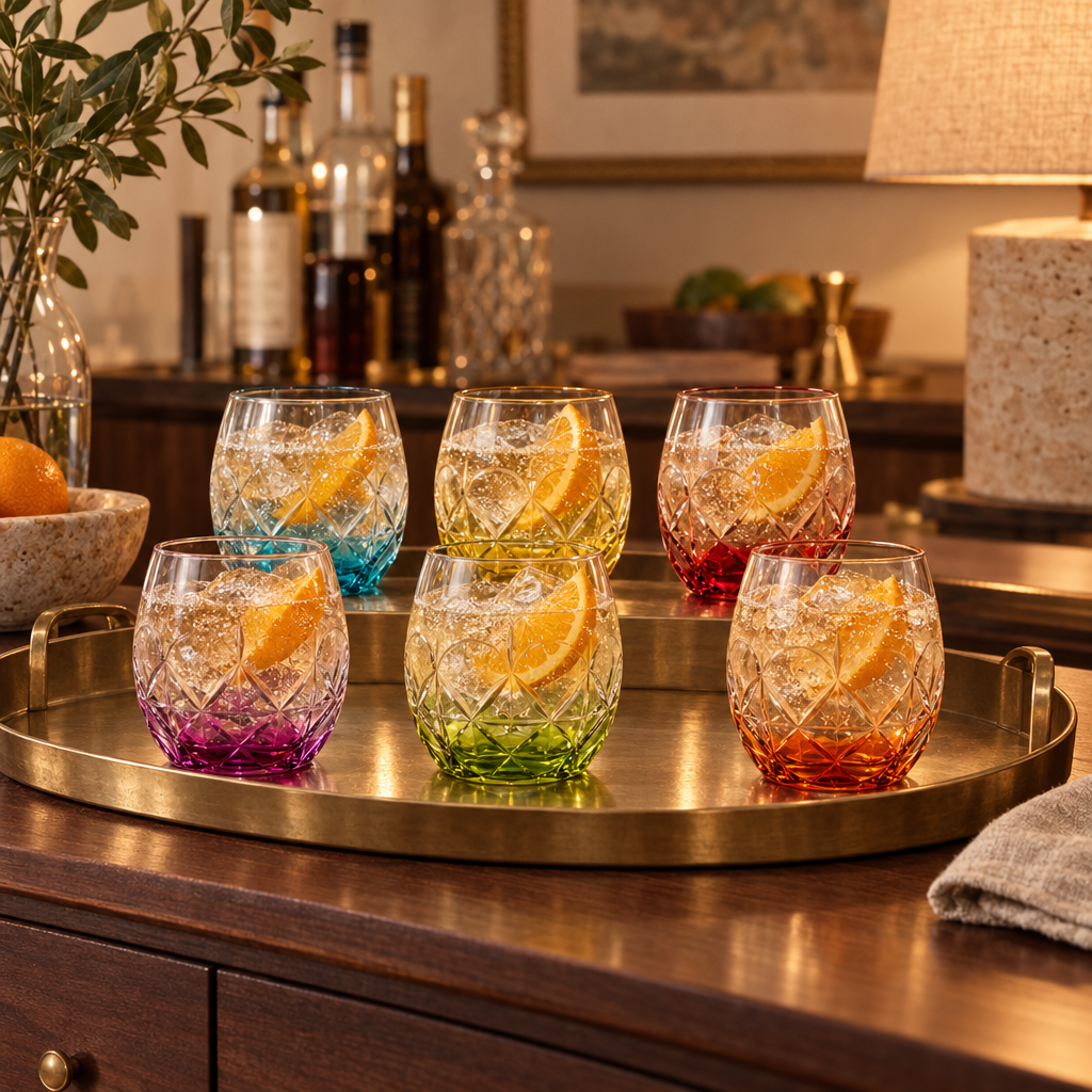 Ember tumblers: home bar