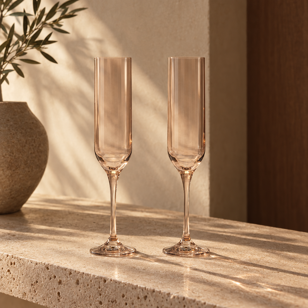 Marver champagne flutes: the pair