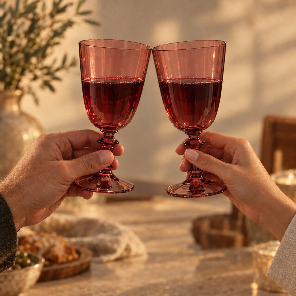 Pontil wine glasses: toast madder